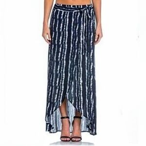 ✌️Tie Dye Faux-Wrap Maxi Skirt